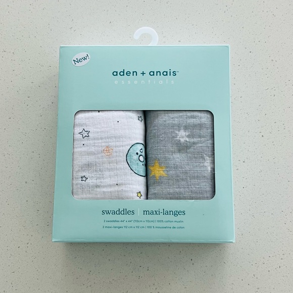 ✨SOLD on another platform 6.26.23 Aden + Anais Swaddles Space Cadet Print NWT - Picture 4 of 7